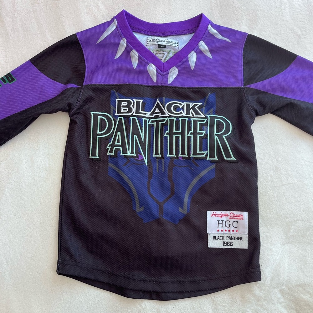 Headgear Classics Black Panther Kids Jersey - Purple and Black